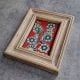 Vintage Hand Painted Kalamkari Floral Bird Frame